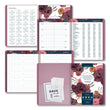 Dark Romance Weekly/Monthly Planner, Dark Romance Floral Artwork, 11 x 8.5, Multicolor Cover, 13-Month (Jan-Jan): 2024-2025