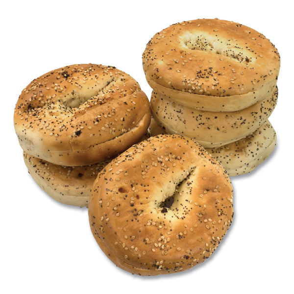 NATIONAL BRAND Fresh Everything Bagels, 6/Pack, Ships in 1-3 Business Days