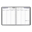 DayMinder Weekly Planner, Vertical-Column Format, 8.75 x 7, Black Cover, 12-Month (Jan to Dec): 2024