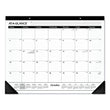 AT-A-GLANCE Academic Year Ruled Desk Pad, 21.75 x 17, White Sheets, Black Binding, Black Corners, 16-Month (Sept to Dec): 2023 to 2024
