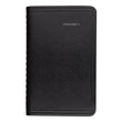 DayMinder Weekly Pocket Appointment Book with Telephone/Address Section, 6 x 3.5, Black Cover, 12-Month (Jan to Dec): 2024
