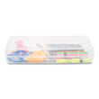 ADVANTUS CORPORATION Stretch Art Box, Polypropylene, 13.25 x 5 x 2.3, Clear
