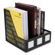 ADVANTUS CORPORATION Literature File, Three Slots, 10 x 10 x 10.25, Black
