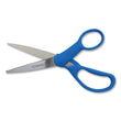 ACME UNITED CORPORATION Preferred Line Stainless Steel Scissors, 7" Long, 3.25" Cut Length, Blue Offset Handle