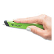 ACME UNITED CORPORATION Safety Ceramic Blade Box Cutter, 0.5" Blade, 5.5" Plastic Handle, Green