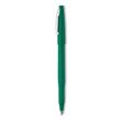 Pentel® Rolling Writer Roller Ball Pen, Stick, Medium 0.8 mm, Green Ink, Green Barrel, Dozen