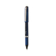 PENTEL OF AMERICA EnerGel NV Gel Pen, Stick, Fine 0.5 mm Needle Tip, Black Ink, Blue/Black Barrel, Dozen