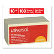 UNIVERSAL OFFICE PRODUCTS Self-Stick Note Pad Value Pack, 3" x 3", Yellow, 100 Sheets/Pad, 18 Pads/Pack