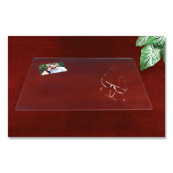 ARTISTIC LLC Eco-Clear Desk Pad with Antimicrobial Protection, 17 x 22, Clear