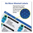 AVERY PRODUCTS CORPORATION Shipping Labels w/ TrueBlock Technology, Inkjet Printers, 3.33 x 4, White, 6/Sheet, 25 Sheets/Pack