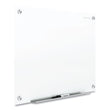 QUARTET MFG. Brilliance Glass Dry-Erase Boards, 96 x 48, White Surface