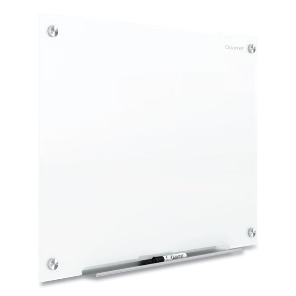 QUARTET MFG. Brilliance Glass Dry-Erase Boards, 96 x 48, White Surface