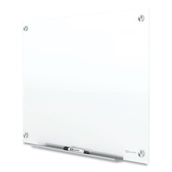 QUARTET MFG. Brilliance Glass Dry-Erase Boards, 72 x 48, White Surface