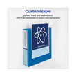 AVERY PRODUCTS CORPORATION Heavy-Duty View Binder with DuraHinge and One Touch EZD Rings, 3 Rings, 2" Capacity, 11 x 8.5, Pacific Blue