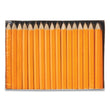 Dixon® Golf Wooden Pencils, 2.2 mm, HB (#2), Black Lead, Yellow Barrel, 144/Box