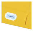 Two-Pocket Folder, 40-Sheet Capacity, 11 x 8.5, Yellow, 25/Box Flipcost Flipcost
