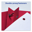 Two-Pocket Folder, Prong Fastener, 0.5" Capacity, 11 x 8.5, Red, 25/Box Flipcost Flipcost