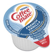 NESTLE Liquid Coffee Creamer, French Vanilla, 0.38 oz Mini Cups, 180/Carton