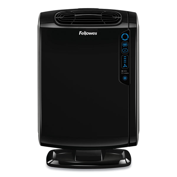 FELLOWES MFG. CO. HEPA and Carbon Filtration Air Purifiers, 200 to 400 sq ft Room Capacity, Black