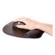 FELLOWES MFG. CO. Memory Foam Mouse Pad with Wrist Rest, 7.93 x 9.25, Black