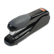 MAX USA CORP. Flat-Clinch Full Strip Standard Stapler, 30-Sheet Capacity, Black