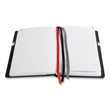TRU RED™ Mastery Journal, 1-Subject, Narrow Rule, Black Cover, (192) 8 x 5 Sheets