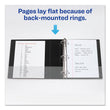 Durable Non-View Binder with DuraHinge and Slant Rings, 3 Rings, 3" Capacity, 11 x 8.5, Black Flipcost Flipcost