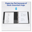 Durable Non-View Binder with DuraHinge and Slant Rings, 3 Rings, 1.5" Capacity, 11 x 8.5, Black Flipcost Flipcost