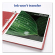 Durable Non-View Binder with DuraHinge and Slant Rings, 3 Rings, 3" Capacity, 11 x 8.5, Red Flipcost Flipcost