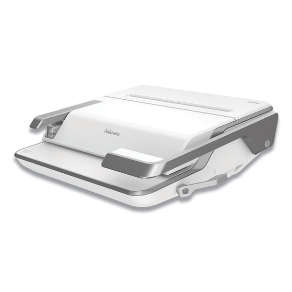 FELLOWES MFG. CO. Lyra 3-in-1 Binding Center, 300 Sheets, 16.63 x 15.62 x 6.03, White/Gray