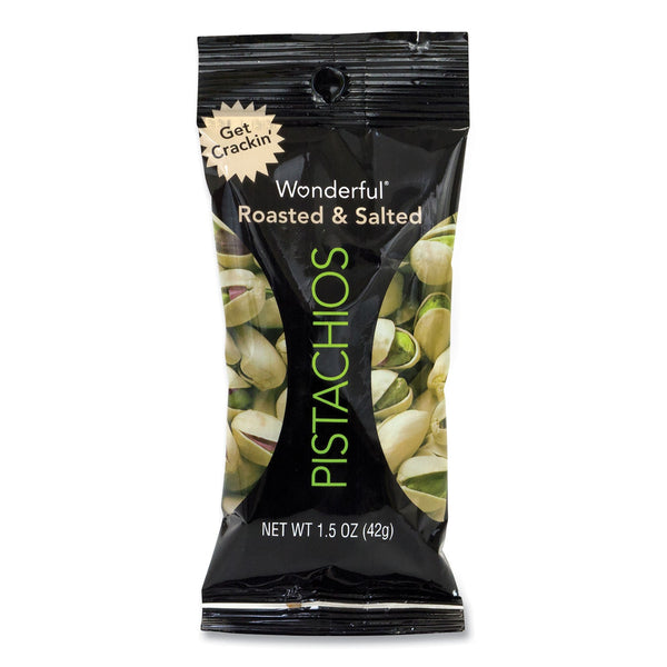 Roasted and Salted Pistachios, 1.5 oz Bag, 24/Pack, Ships in 1-3 Business Days