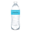 TRUE CLEAR Purified Bottled Water, 16.9 oz Bottle, 24 Bottles/Carton, 84 Cartons/Pallet