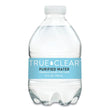 TRUE CLEAR Purified Bottled Water, 8 oz Bottle, 24 Bottles/Carton, 182 Cartons/Pallet