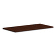 HON COMPANY Mod Worksurface, Rectangular, 48w x 24d, Traditional Mahogany