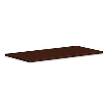 HON COMPANY Mod Worksurface, Rectangular, 48w x 24d, Traditional Mahogany