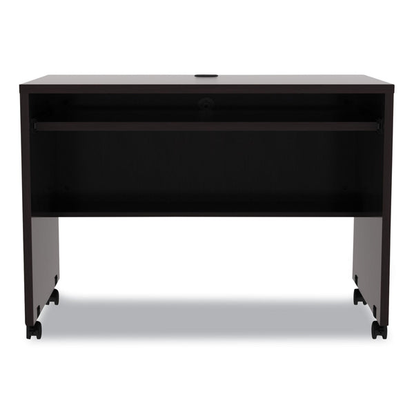 ALERA Alera Valencia Series Mobile Workstation Desk, 41.38" x 23.63" x 30", Espresso
