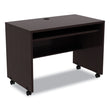 ALERA Alera Valencia Series Mobile Workstation Desk, 41.38" x 23.63" x 30", Espresso