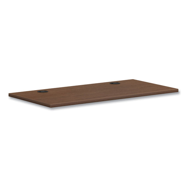 HON COMPANY Mod Worksurface, Rectangular, 48w x 24d, Sepia Walnut