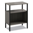SAFCO PRODUCTS Simple Storage, Two-Shelf, 23.5w x 14d x 29.6h, Gray