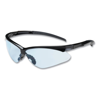 Adversary Optical Safety Glasses, Scratch-Resistant, Light Blue Lens, Black Frame Flipcost Flipcost
