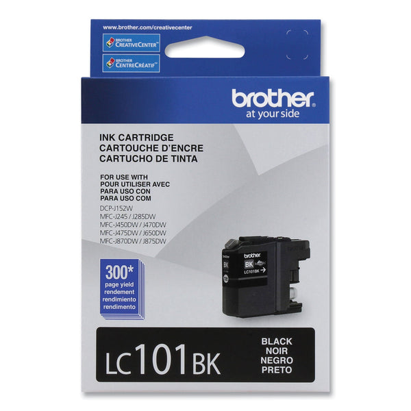 BROTHER INTL. CORP. LC101BK Innobella Ink, 300 Page-Yield, Black