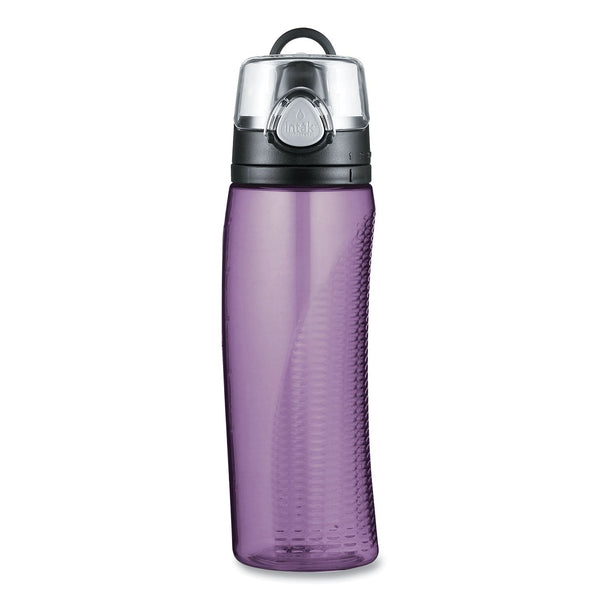 THERMOS LLC Intak by Thermos Hydration Bottle with Meter, 24 oz, Purple, Polyester