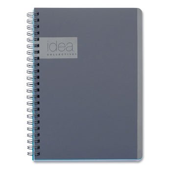 Oxford™ Idea Collective Professional Notebook, 1-Subject, Medium/College Rule, Gray Cover, (80) 8 x 4.87 Sheets