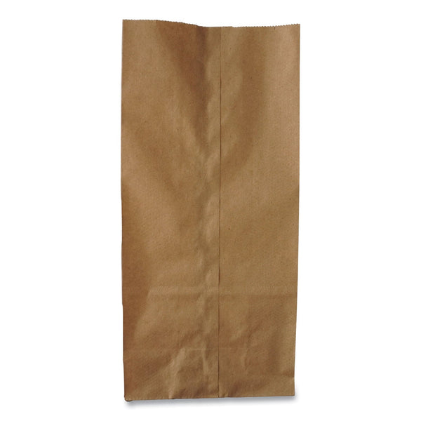 GEN Grocery Paper Bags, 35 lb Capacity, #6, 6" x 3.63" x 11.06", Kraft, 500 Bags