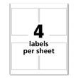 UltraDuty GHS Chemical Waterproof and UV Resistant Labels, 4 x 4, White, 4/Sheet, 50 Sheets/Pack Flipcost Flipcost