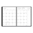 AT-A-GLANCE Contemporary Lite Weekly/Monthly Planner, 11 x 8.25, Black Simulated Leather Cover, 12-Month (Jan to Dec): 2024