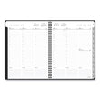 AT-A-GLANCE Contemporary Lite Weekly/Monthly Planner, 11 x 8.25, Black Simulated Leather Cover, 12-Month (Jan to Dec): 2024