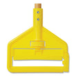 RUBBERMAID COMMERCIAL PROD. Invader Side-Gate Wood Wet-Mop Handle, 1" dia x 60", Natural, 12/Carton