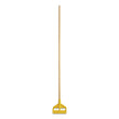 RUBBERMAID COMMERCIAL PROD. Invader Side-Gate Wood Wet-Mop Handle, 1" dia x 60", Natural, 12/Carton