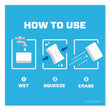 PROCTER & GAMBLE Magic Eraser, 2.3 x 4.6, 1" Thick, White, 6/Pack, 6 Packs/Carton